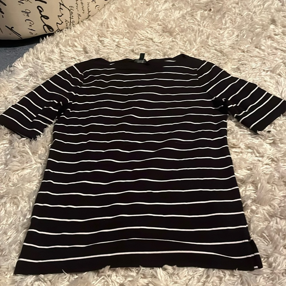 Black and White Striped Too